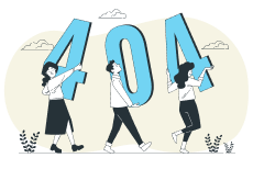 Illustration des 404-Fehlers