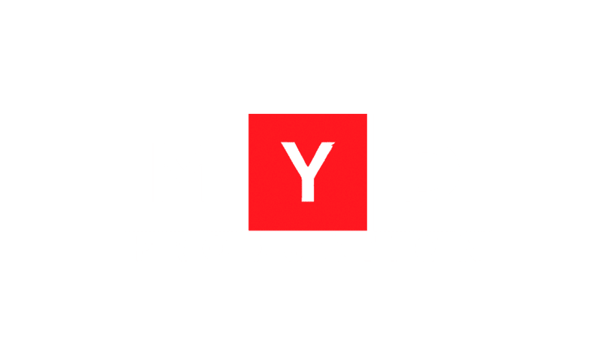 Logo des Unternehmens MYD für den Verkauf und die Vermietung von Werbeflächen